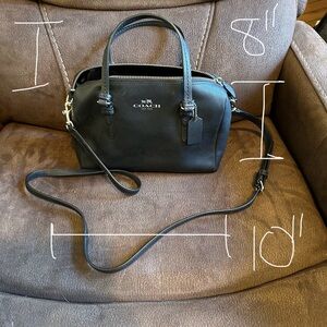 Coach Black Leather Handbag